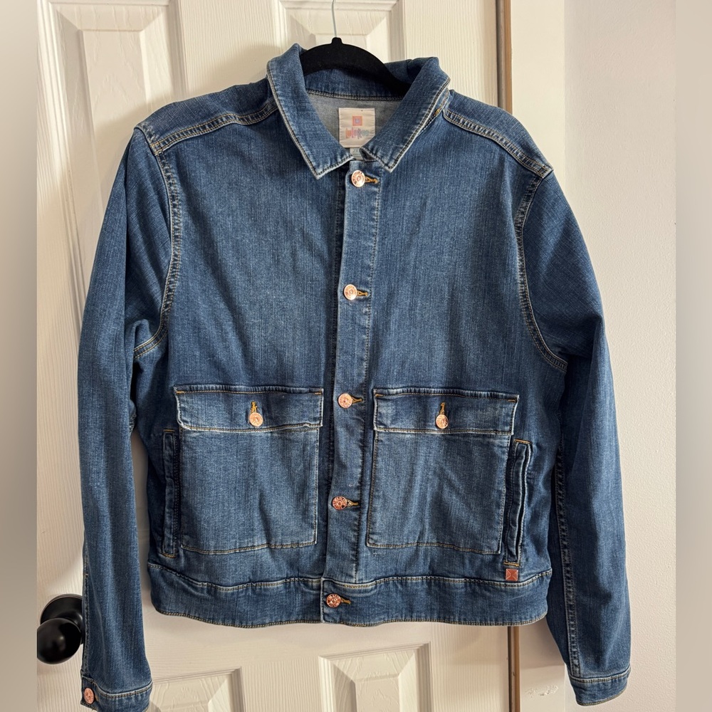 Lularoe Jean jacket- rose gold